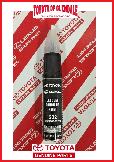 Genuine Toyota Lexus Black Onyx Touch-Up Paint Pen Code 202 Genuine Toyota Lexus Black Onyx Touch-Up Paint Pen Code 202