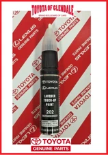   GENUINE TOYOTA LEXUS BLACK ONYX TOUCH-UP PAINT PEN CODE 202 OEM 00258-00202-21