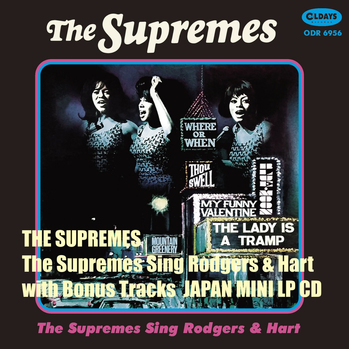 The Supremes Sing Rodgers and Hart - CD Japan Bonus Tracks