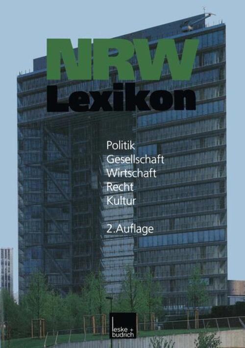 Thumbnail - Nrw-lexikon Politik. Gesellschaft. Wirtschaft. Recht. Kultur Budrich