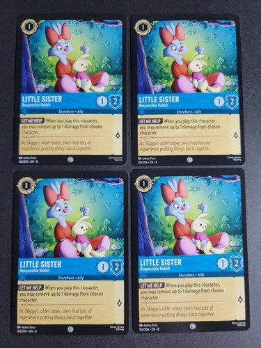 Little Sister - Responsible Rabbit (X4) 163/204 Common Reign of Jafar
