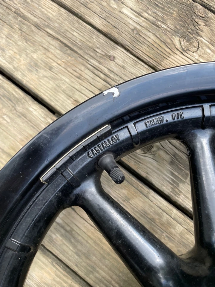 2000-2007 Harley Davidson Touring Road King Electra Front 9 Spoke 16X3 Wheel Rim Foto 2 de 4