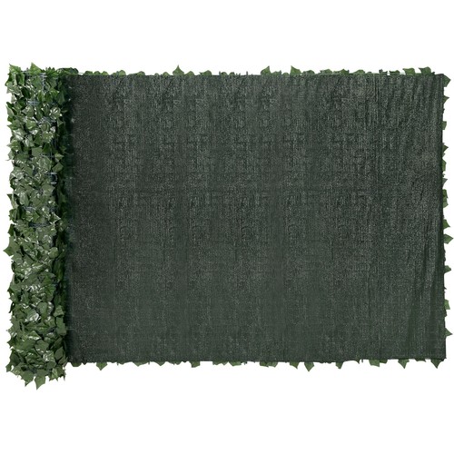 59"x158" Artificial Faux Ivy Leaf Fence Screen with Mesh Cloth Backing - Picture 12 of 12