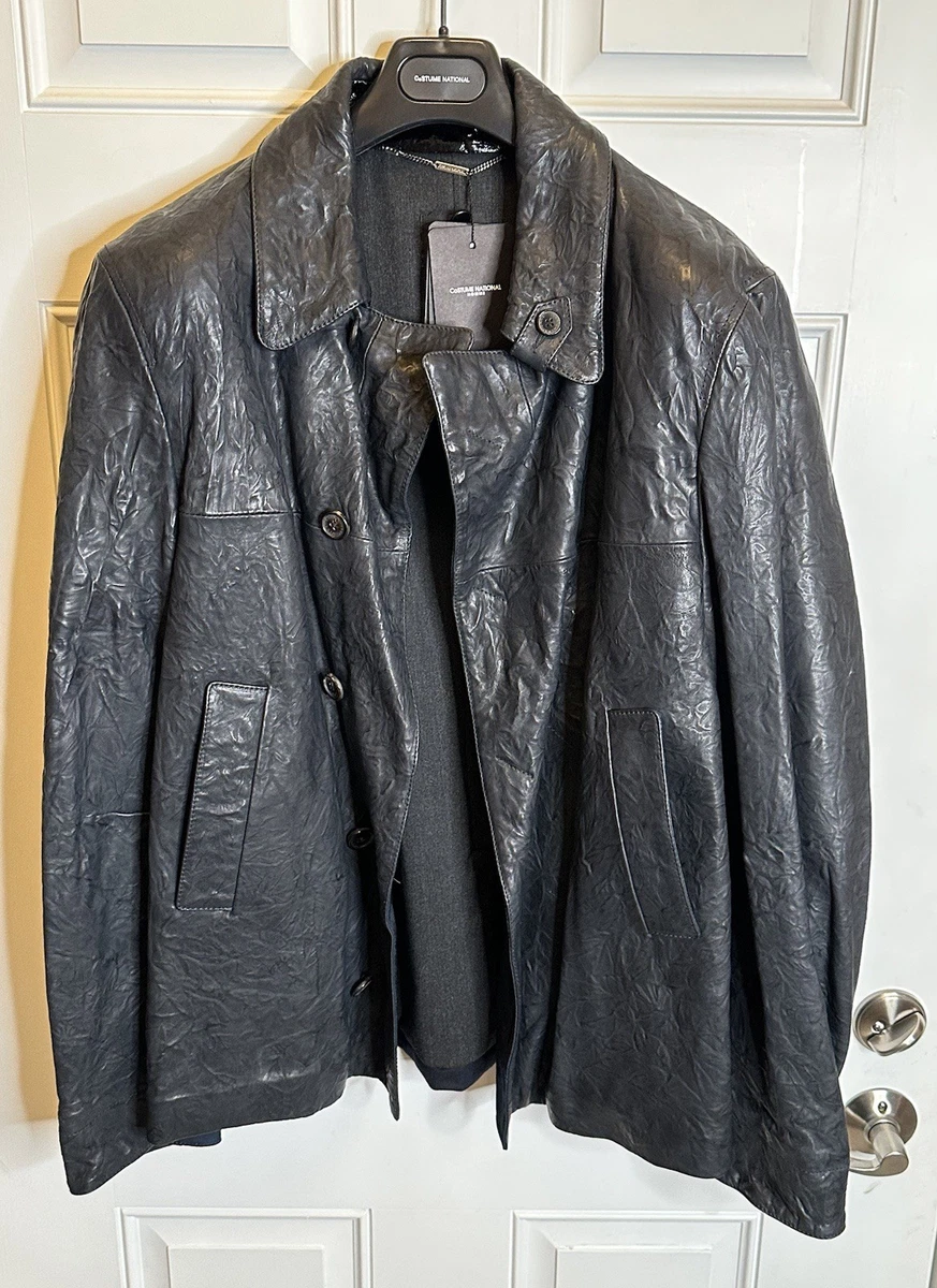 Costume National Coats, Jackets & Vests Leather Outer Shell for