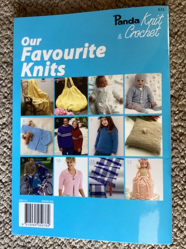 Panda Knitting & Crochet Pattern Book 631 Our Favourite Knits 12 Easy Projects - Picture 11 of 23