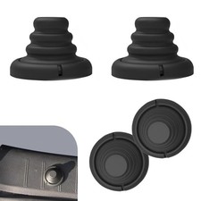Car Door Silicone Cushion Pads, Anti-Collision Shock Absorber, 4 PCS Black