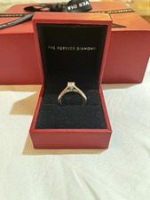 Forever Diamond Engagement Ring Diamond and 18 Karat White Gold
