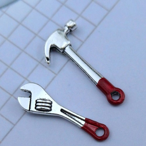 2pcs Dollhouse Accessories Miniature Model Simulation Repair Tools Kids Toy SDB - Picture 7 of 14