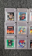 Nintendo Gameboy Lot Tetris, WWF, RC Pro Am, Little Mermaid, Wheel Fortune, Qix