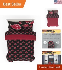 Collectibles Naruto Anime Akatsuki Bedding 7 Piece Super Soft Reversible Comf...