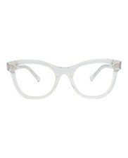 Maui Jim Womens Round/Oval Crystal Crystal Transparent Fashion Designer Eyewear