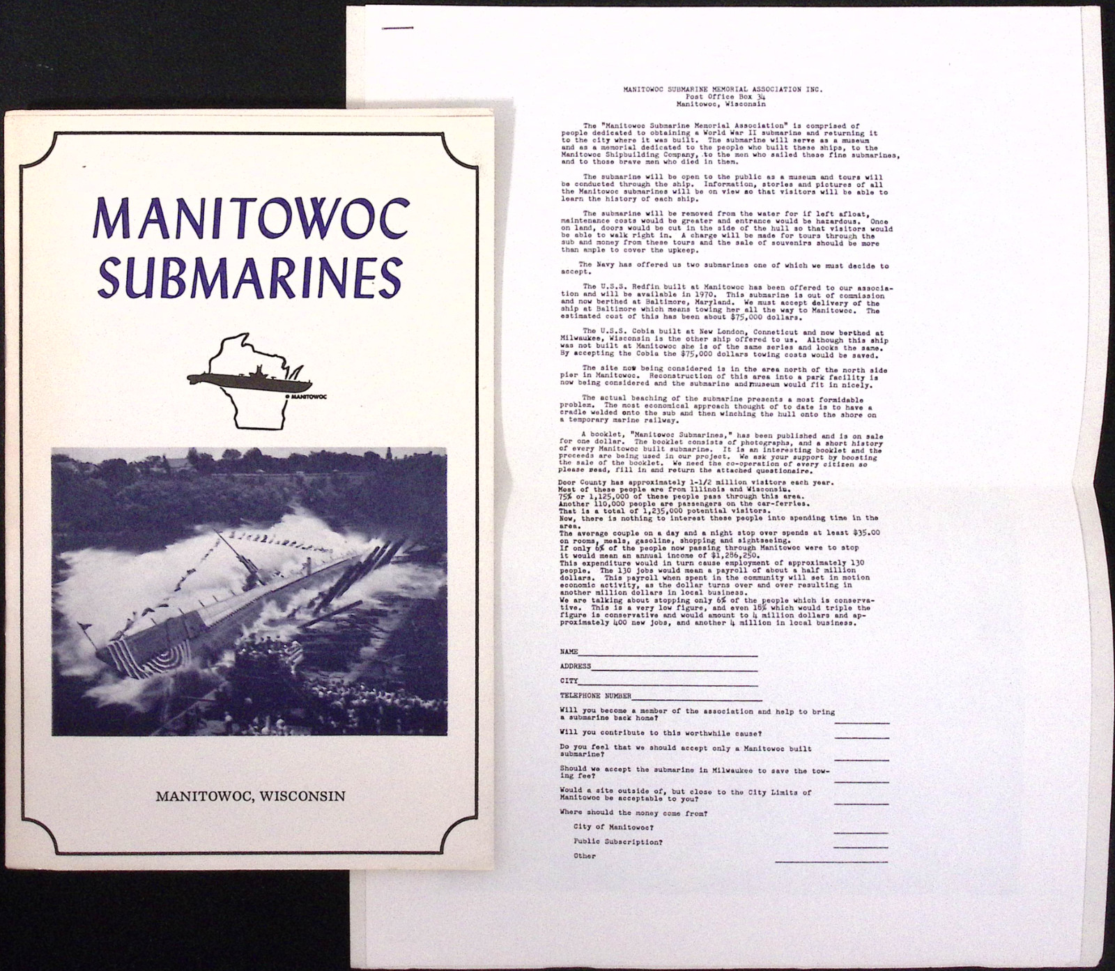 Manitowoc Submarines Booklet Manitowoc Submarine Memorial Association