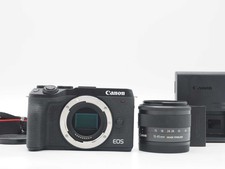 Canon EOS M6 Mark II 4K 15-45mm Lens Digital Camera Black [Near Mint] #Z5782A