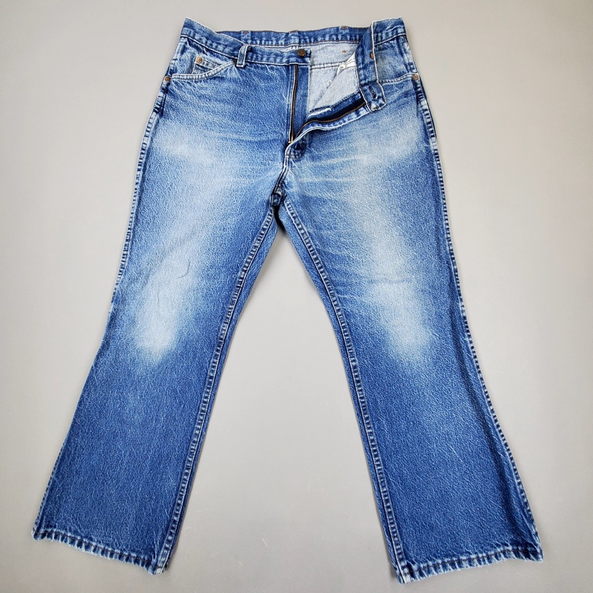 Vintage Roebucks Sears Bootcut Jeans Sz 33 USA Made 70s Style 
