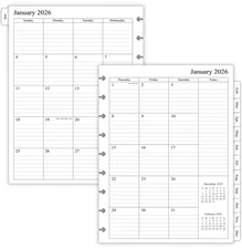 2025-2026 Planner Refills for Happy Planner Classic Size, Monthly Pages, Oct ...