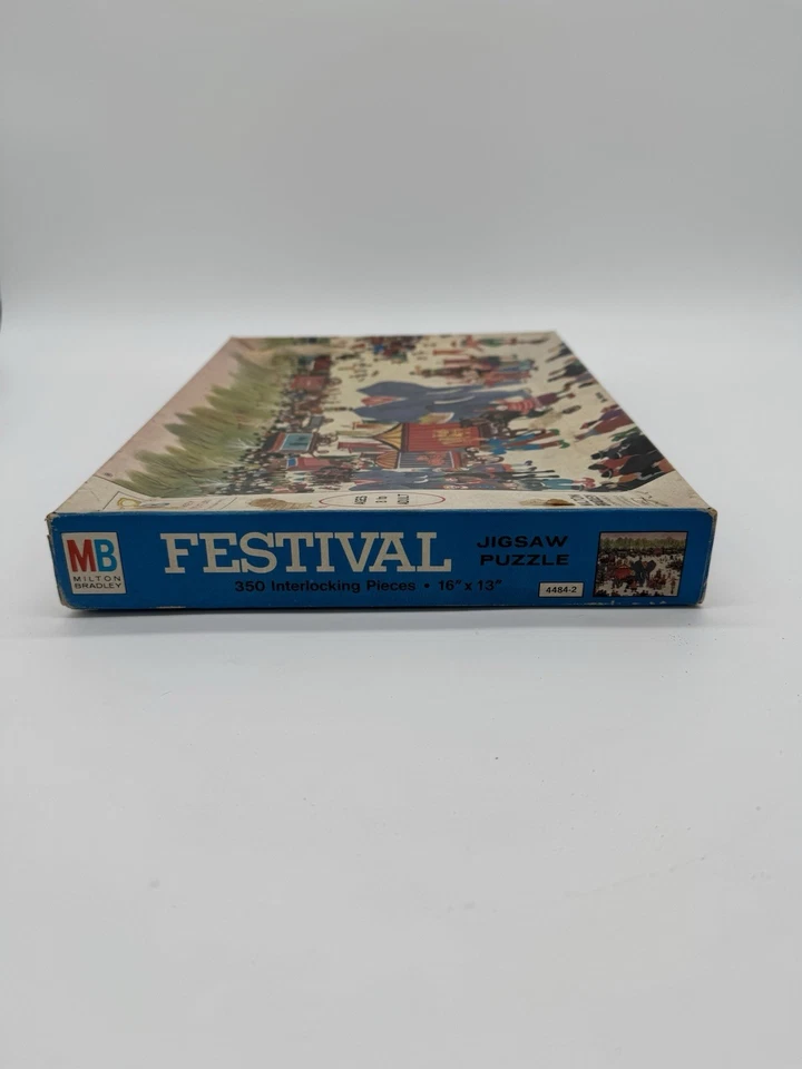 Rompecabezas de 350 piezas de colección raro Milton Bradley Festival Circus (SIN ABRIR) Foto 4 de 4
