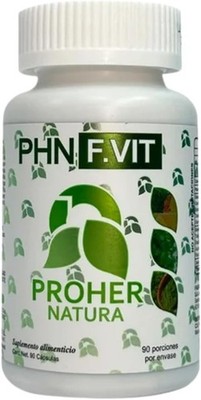PROHER NATURA PHN Figure F VIT 100% NATURAL QUEMADOR DE GRASA 90 Capsules (New)