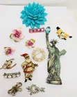 Vintage to Modern Costume Jewelry Brooch Pin Lot (21)