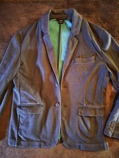 Men Hugo Boss Blazer Grey Cotton 42 / XL / 50