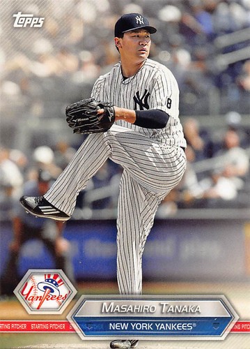 Masahiro Tanaka 2017 Topps Sports Crate 10 New York Yankees Baseball Card - Bild 1 von 2