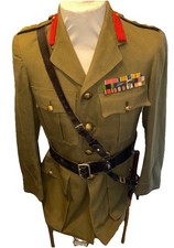 WW2 BRITISH ARMY Signal OFFICERS  Uniform Colonel Named with Accruements  