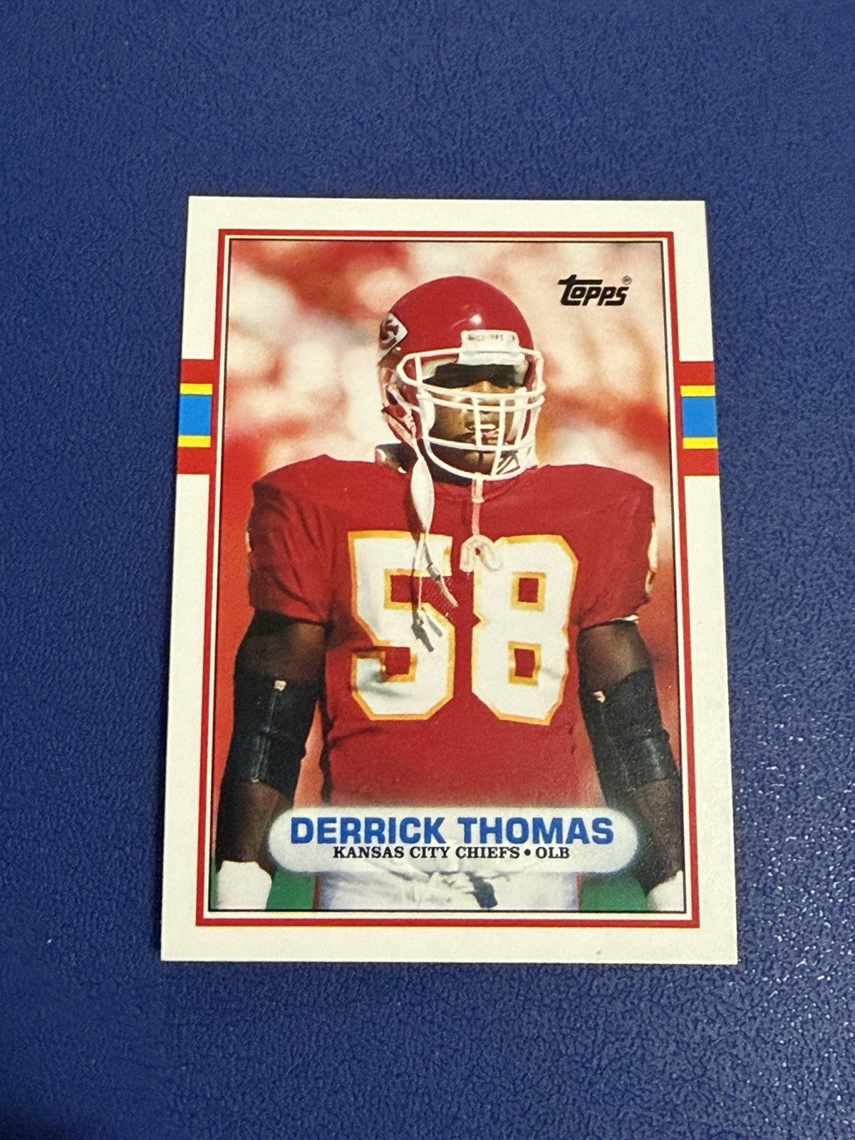 1989 Topps Traded Derrick Thomas Rookie Card #90T