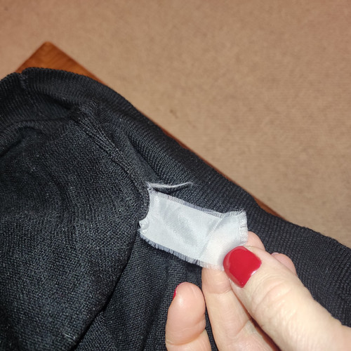 GRAN SASSO Merino Pulli Polo Kragen, schwarz in GR. L - Bild 4 von 9