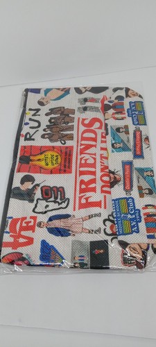 STRANGER THINGS FRIENDS DONT LIE Canvas-Einkaufstasche Allover-Druck Fan-Geschenk NEU - Bild 13 von 24