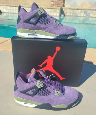 Nike Air Jordan 4 Retro Canyon Purple (AQ9129-500) - Women US10.5