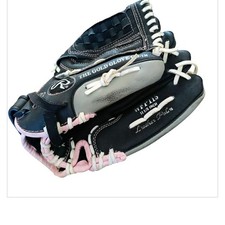 Rawlings Glove 11 1/2inch RHT Fast Pitch Softball WFP115 Black/Pink Women's