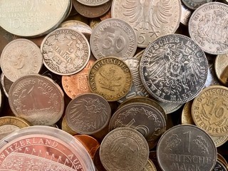 Münzen u. Medaillen Deutsches Reich Weimar Welt insgesamt über 2 kg mit Silber