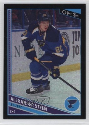 2013-14 O-Pee-Chee Black Rainbow Foil 46/100 Alexander Steen #454 2a8