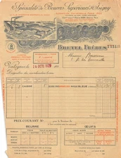 1920 SUPERIOR BUTTER D ISIGNY BRETEL FRERES A VALOGNES