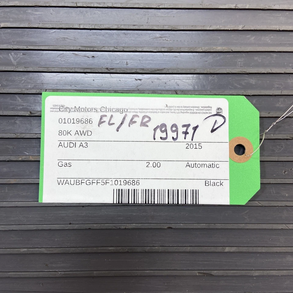 Brazo de control inferior derecho e izquierdo Audi A3 S3 RS3 2015-2024 8V 80 k millas OEM Foto 2 de 4