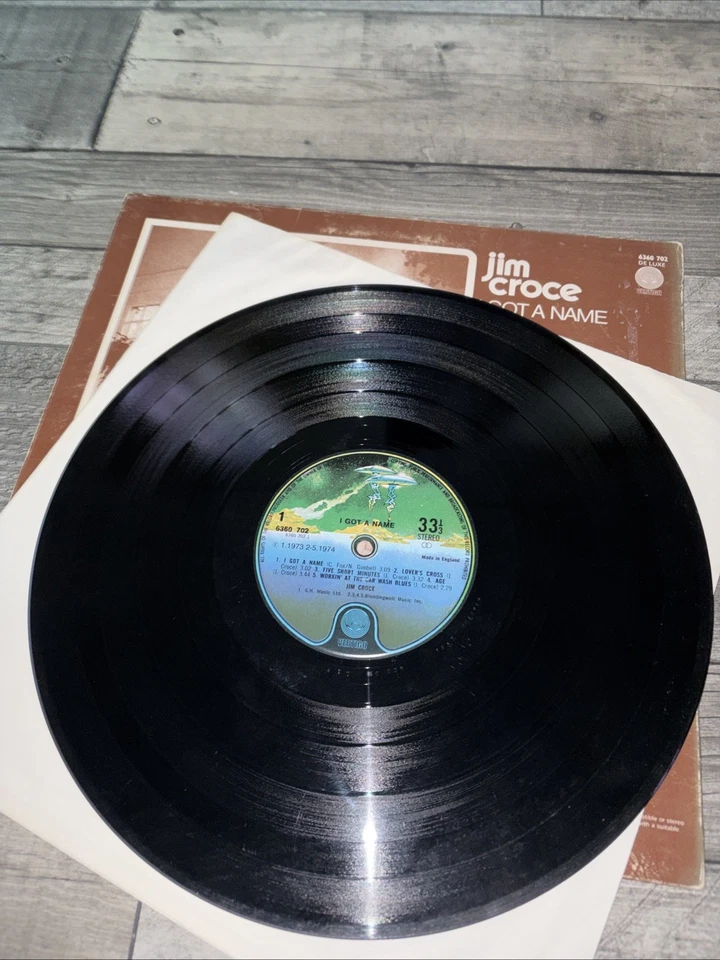 Jim Croce - I Got A Name - 12” Vinyl Record LP - 1974 Vertigo UK 1st Press Folk - Image 3 of 4