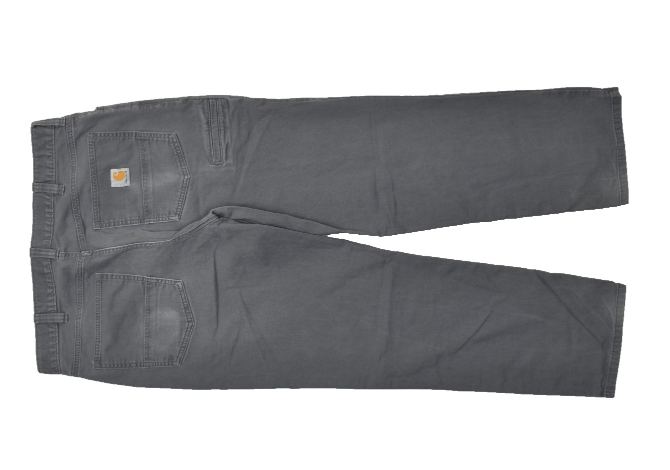 Carhartt Men's Rugged Flex Relaxed Fit Canvas 5-Pocket Work Pant Gray 36x32