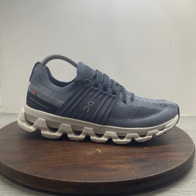 On Cloudswift 3 Women s 9 Blue White Athletic Running Walking Shoes Sneakers
