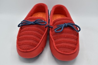 SWIMS Mens Size 8 Red Ensign Blue Slip On Terry Knit Loafers Shoes SWIMS Mens Size 8 Terry Loafer Red Ensign Blue Slip On  main image 4