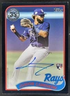 2024 Topps Junior Caminero 1989 35th Auto Series 2 Black /199 RC Rays AP6