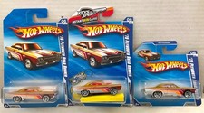 2010 Hot Wheels 70 PLYMOUTH ROAD RUNNER Lot! Long, Short Cards, Walmart KEYCHAIN