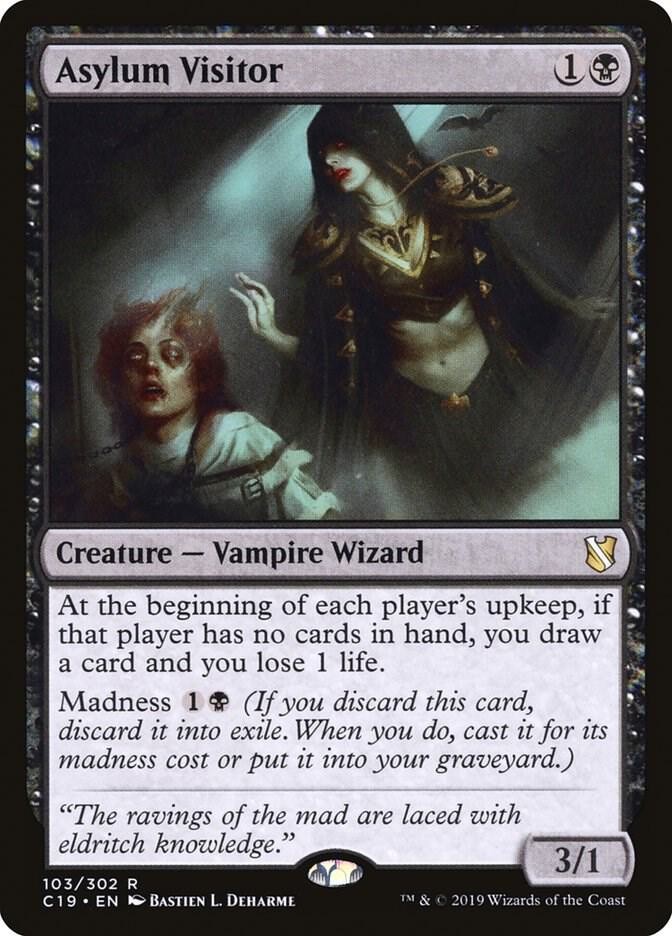 1x Asylum Visitor - Commander 2019 - NM  -  MTG