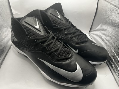 Nike Zoom Code Elite 3/4 TD Football Cleats Black Silver 603368-002 US Size 17