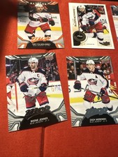Lot of 25 Columbus Blue Jackets Hockey Cards Rookies Inserts