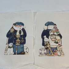 Handpainted Needlepoint Canvas SAILOR SANTA 2 Sided Dome 18ct Melissa Shirley