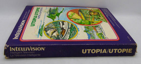 Utopia Intellivision Complete W/ Overlays & Manual CIB Tested & Working