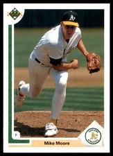 Mike Moore 1991 Upper Deck #423 Athletics MLB READ FREE SHIPPING AutographDen