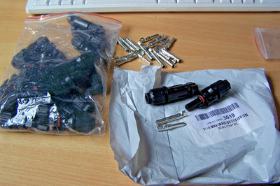 Solarpanel Steckverbinder - wasserdicht IP67 Stecker und Buchse - 10 Paar
