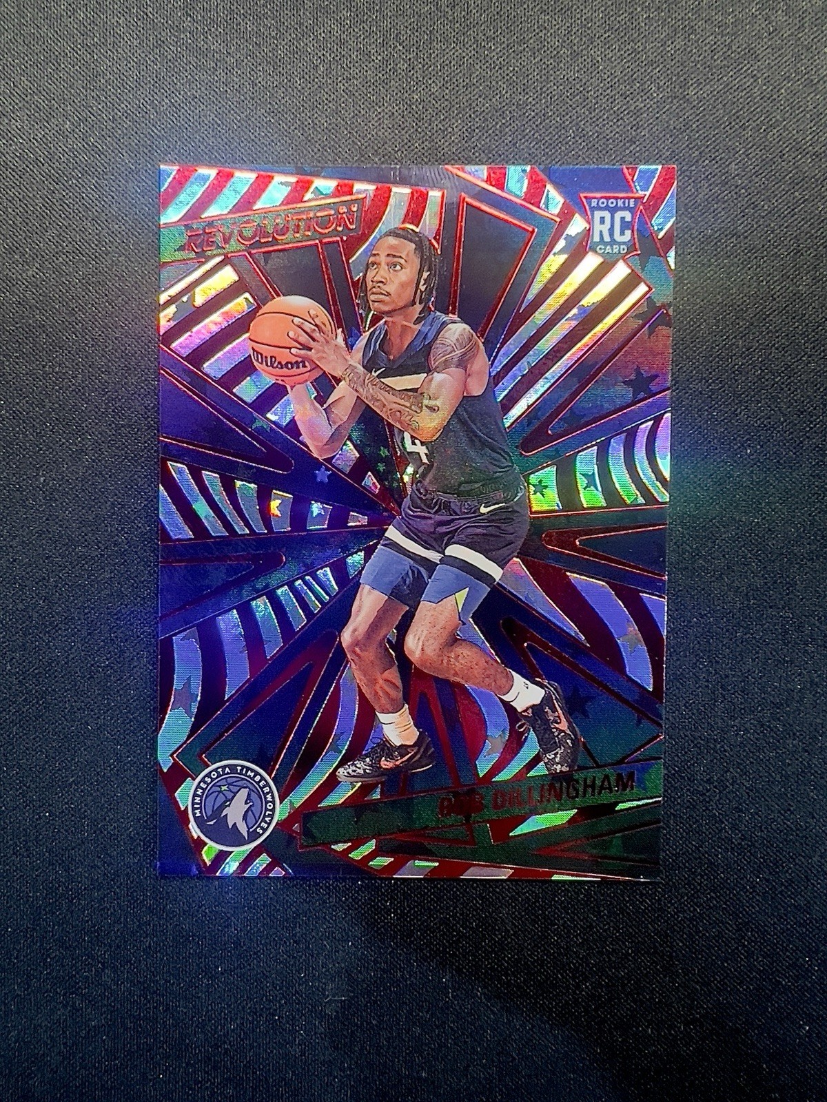 2024-25  Revolution Robert Dillingham # Red Astro /299 RC #105