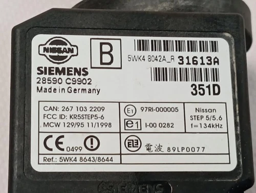 28590C9902 Anlasserschalter für Nissan Cabstar 2004 7072608 - Bild 3 von 8
