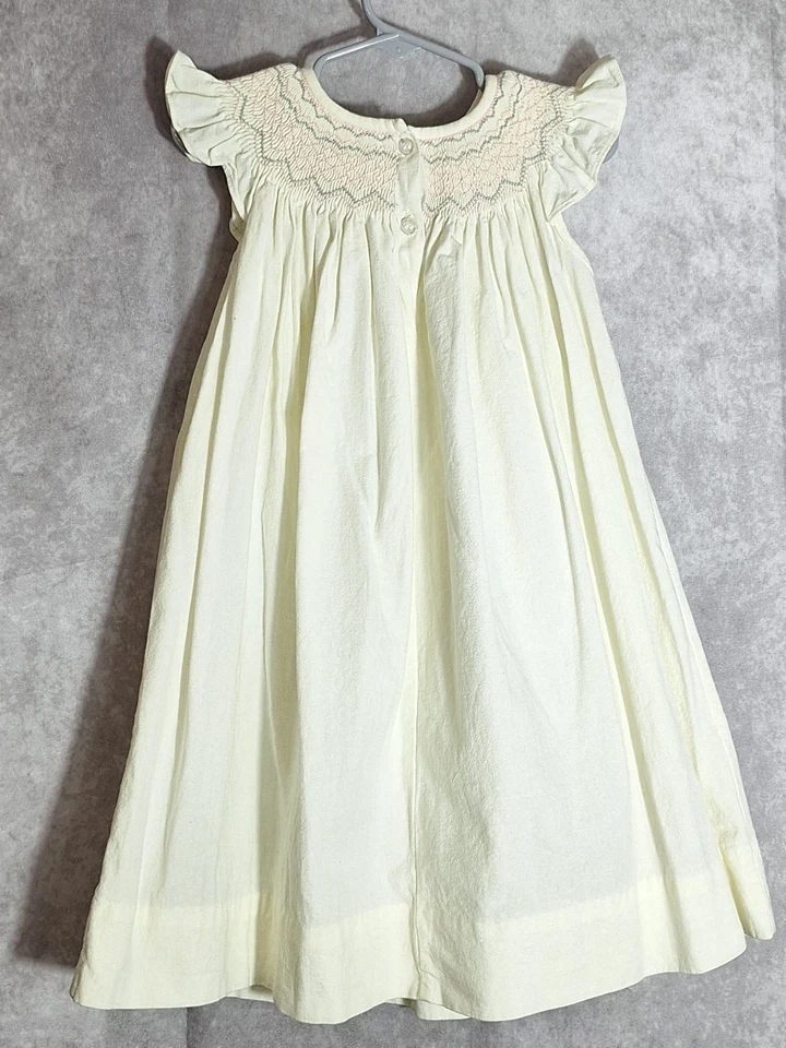 Lote de 3 vestidos largos a rayas a cuadros de colección para niñas pequeñas talla 3T Navidad otoño Pascua Foto 3 de 4